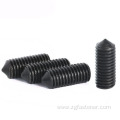 black oxide coating Cone Point Set Screw